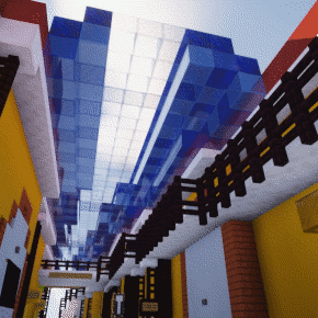Centro commerciale in Minecraft
